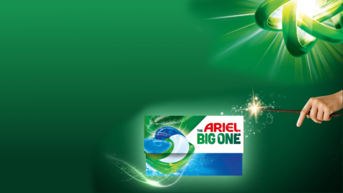 Ariel nagradna igra za 2026 sa promotivnom slikom Ariel proizvoda i informacijom o učešću