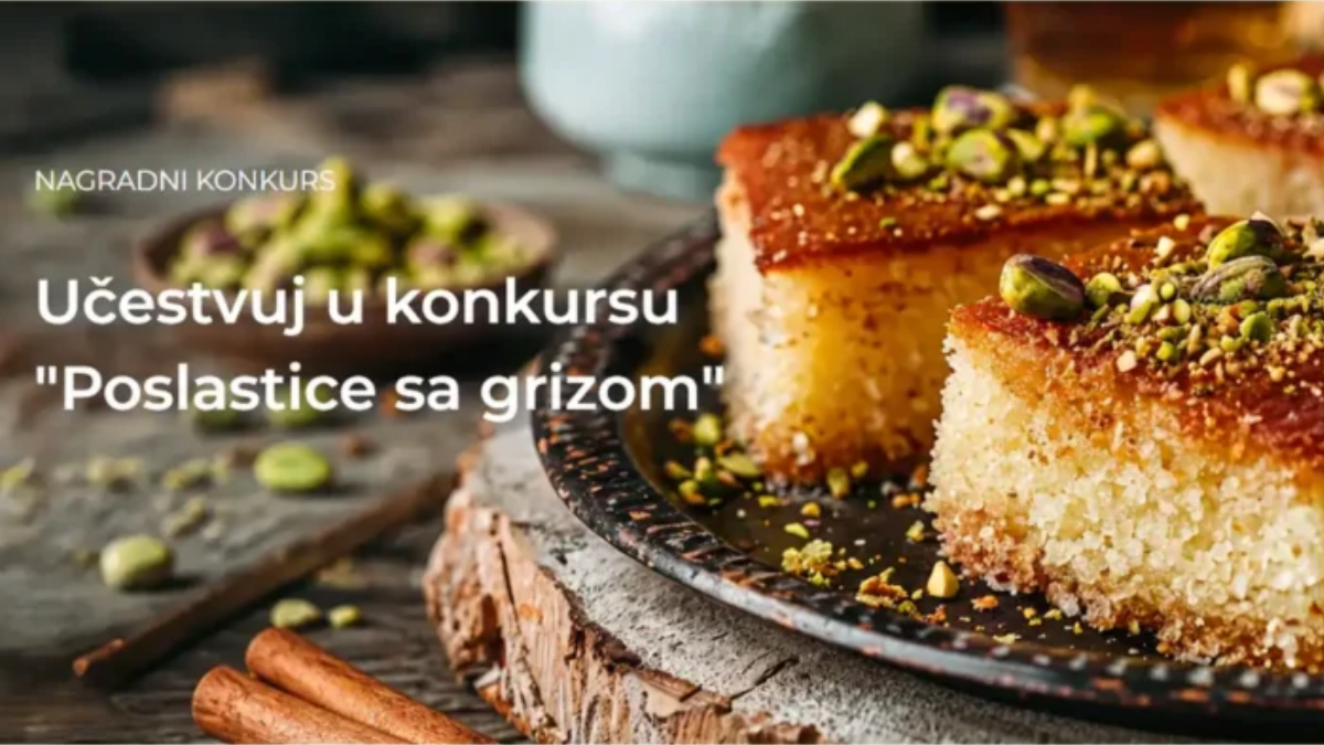 C Slatka tradicija nagradni konkurs sa vizualom domaće poslastice i recepta sa grizom
