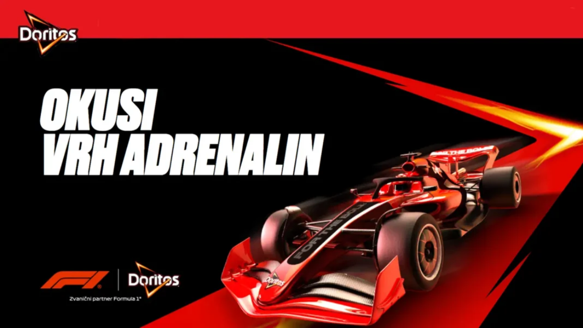 Doritos nagradna igra Okusi vrh adrenalina sa promotivnim F1 nagradama