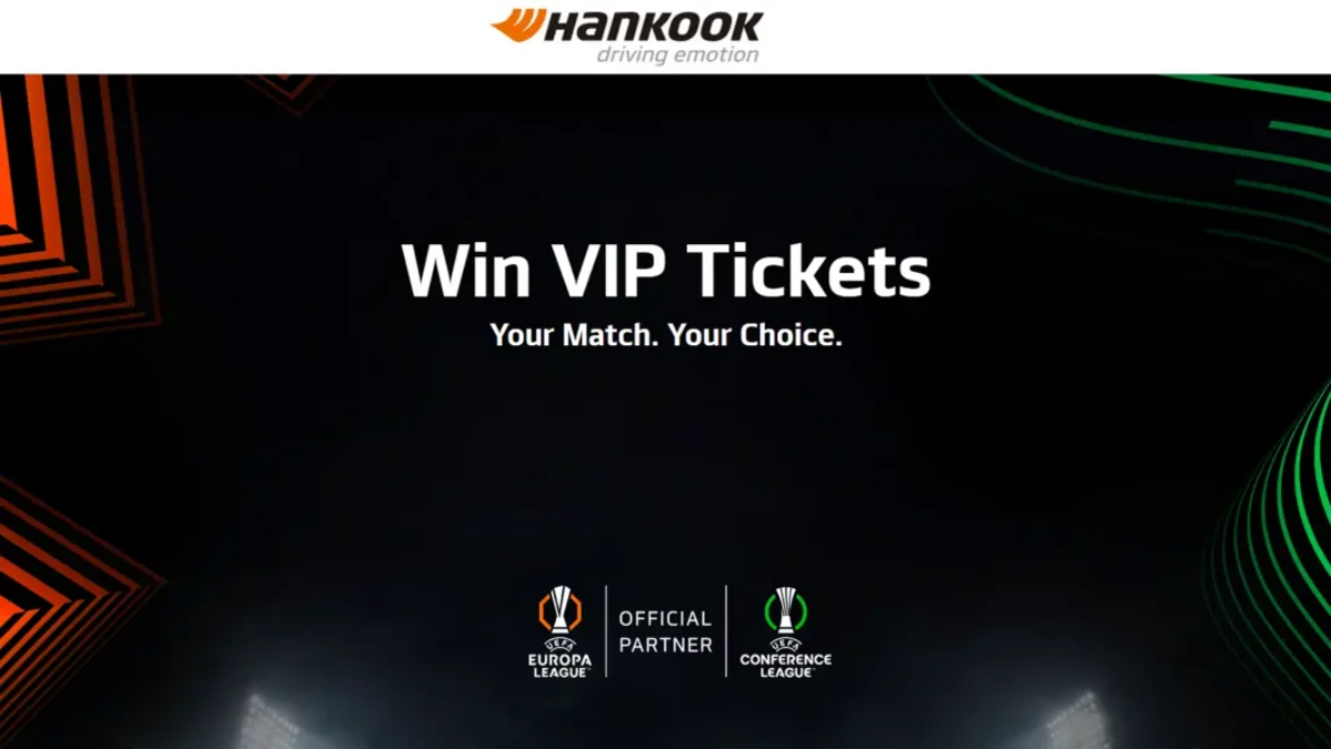 Hankook nagradna kampanja sa sportskim vizualom i temom UEFA događaja i ulaznica
