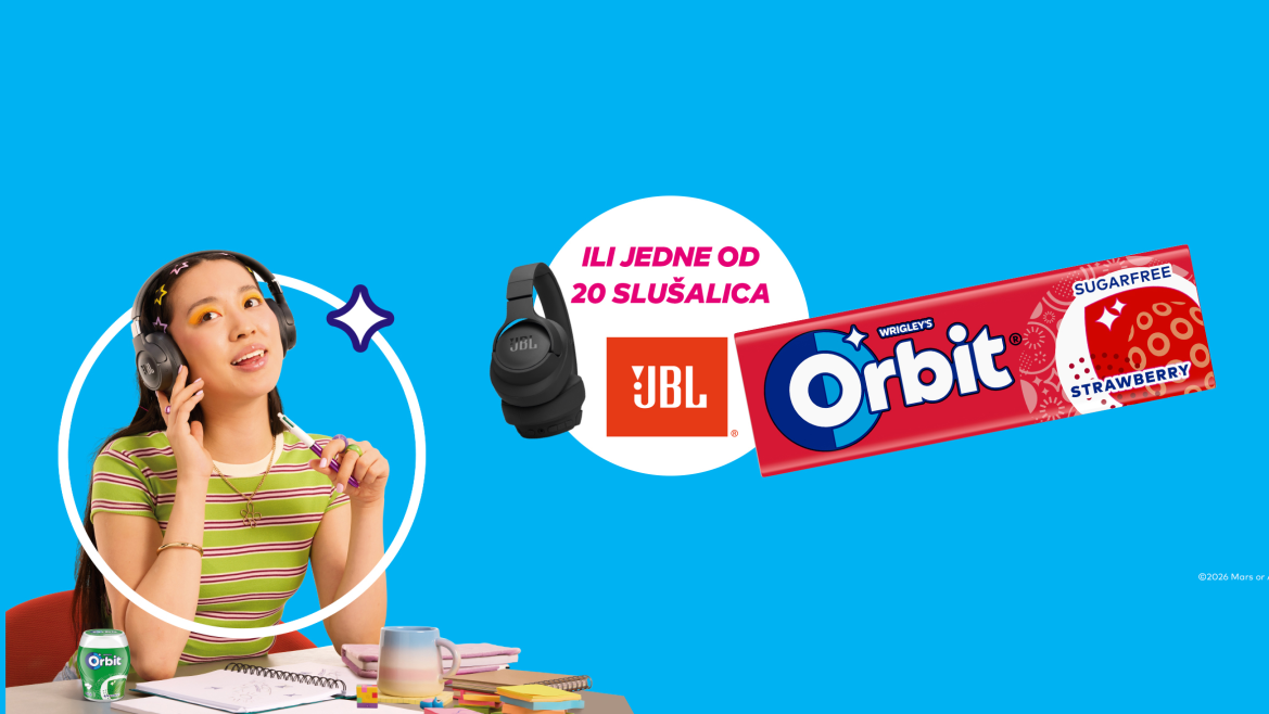 Orbit nagradna igra Žvaći u dobrom ritmu sa promotivnim Orbit proizvodima